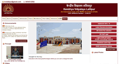 Desktop Screenshot of kvlalitpur.com